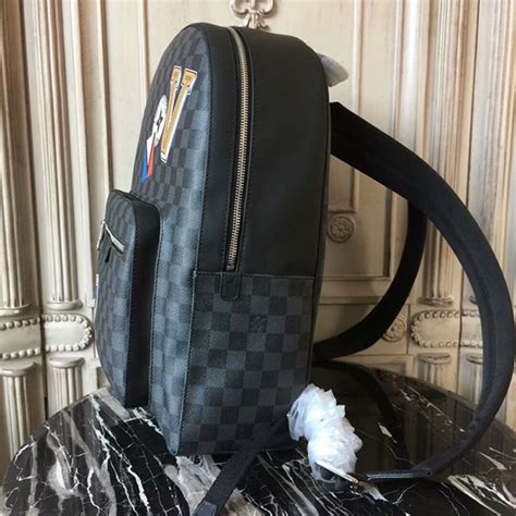 louis vuitton josh regatta damier graphite cobalt black|josh damier graphite black backpack.